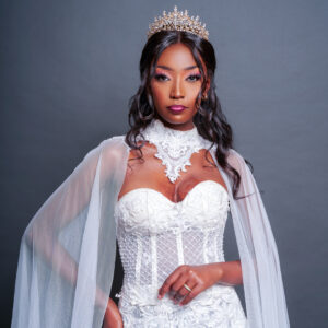 Noir Bloom Bridal Gown